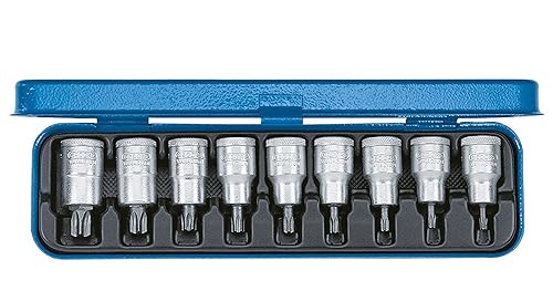 Stahlwille 01640016 Enchufe extra profundo de 14" #40aDL, 12 puntos, 14 de pulgada, acero de alto rendimiento, cromado con accionamiento