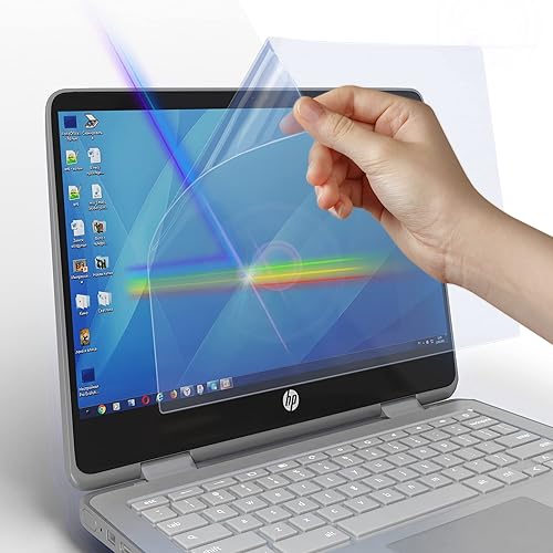 Miniatura 3 de Protector de pantalla antiluz azul y antirreflejos de alta calidad (paquete de 3) para monitor de escritorio de pantalla ancha de 20 pulgadas.