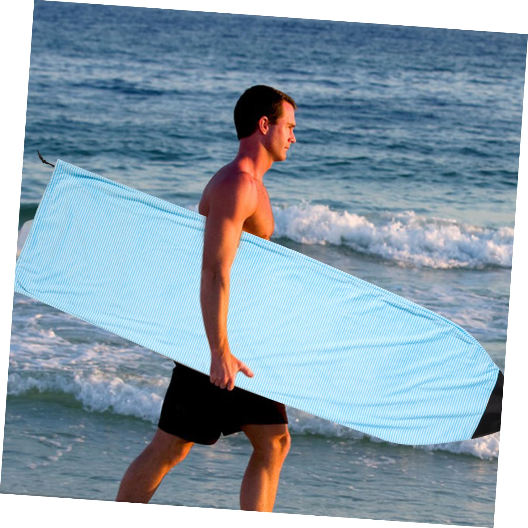 WOONEKY Funda Protectora para Tabla De Surf Plegable Bolsa De Transporte Protección UV para Viajes Almacenamiento y Cuidado De Equipos De Surf