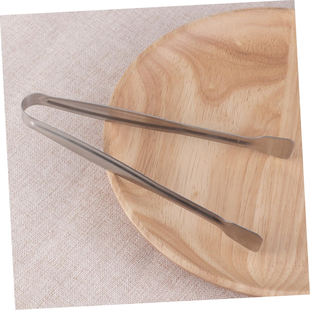 Mobestech Pinzas Resistentes al Óxido para Alimentos de 15 Cm de Acero Inoxidable 4 Piezas y Fáciles de Transportar, Ideales para Cocina en Casa y Camping