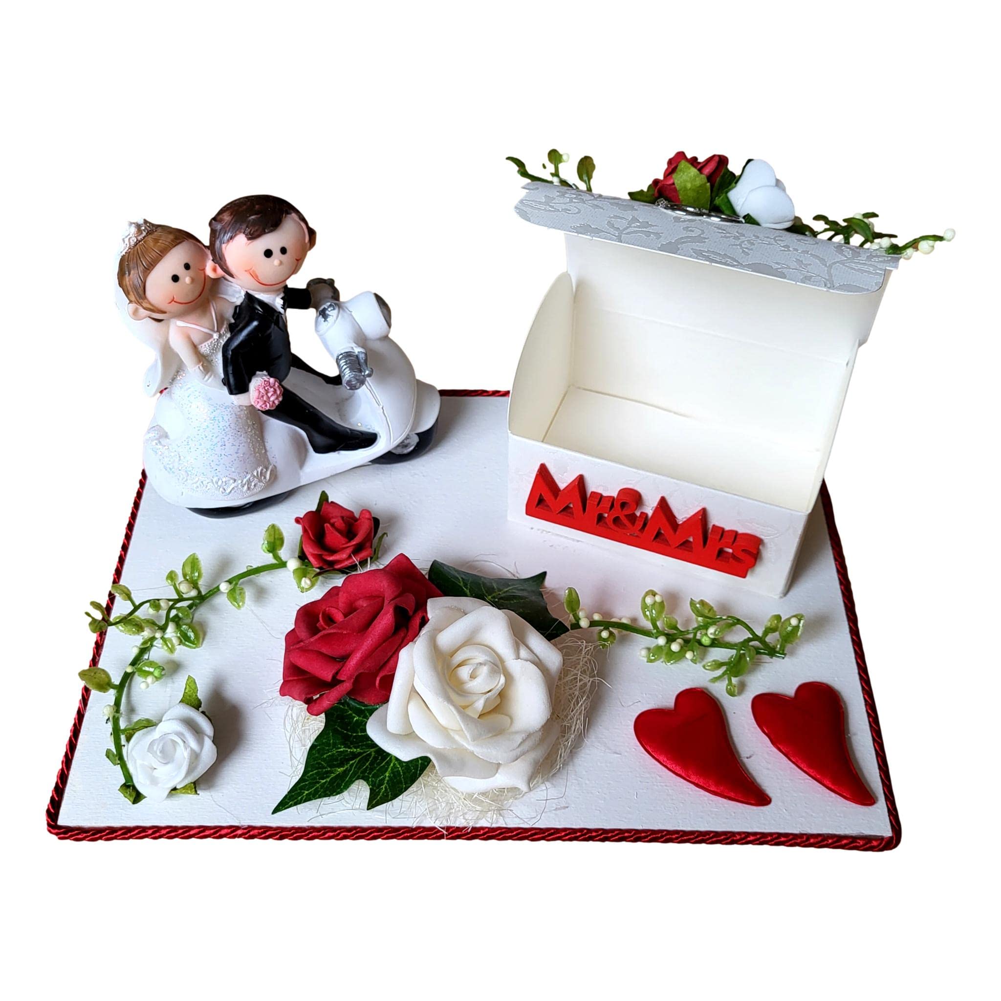 Geschenk zur Hochzeit Verpackung für Geld Geschenkidee Roller fahren