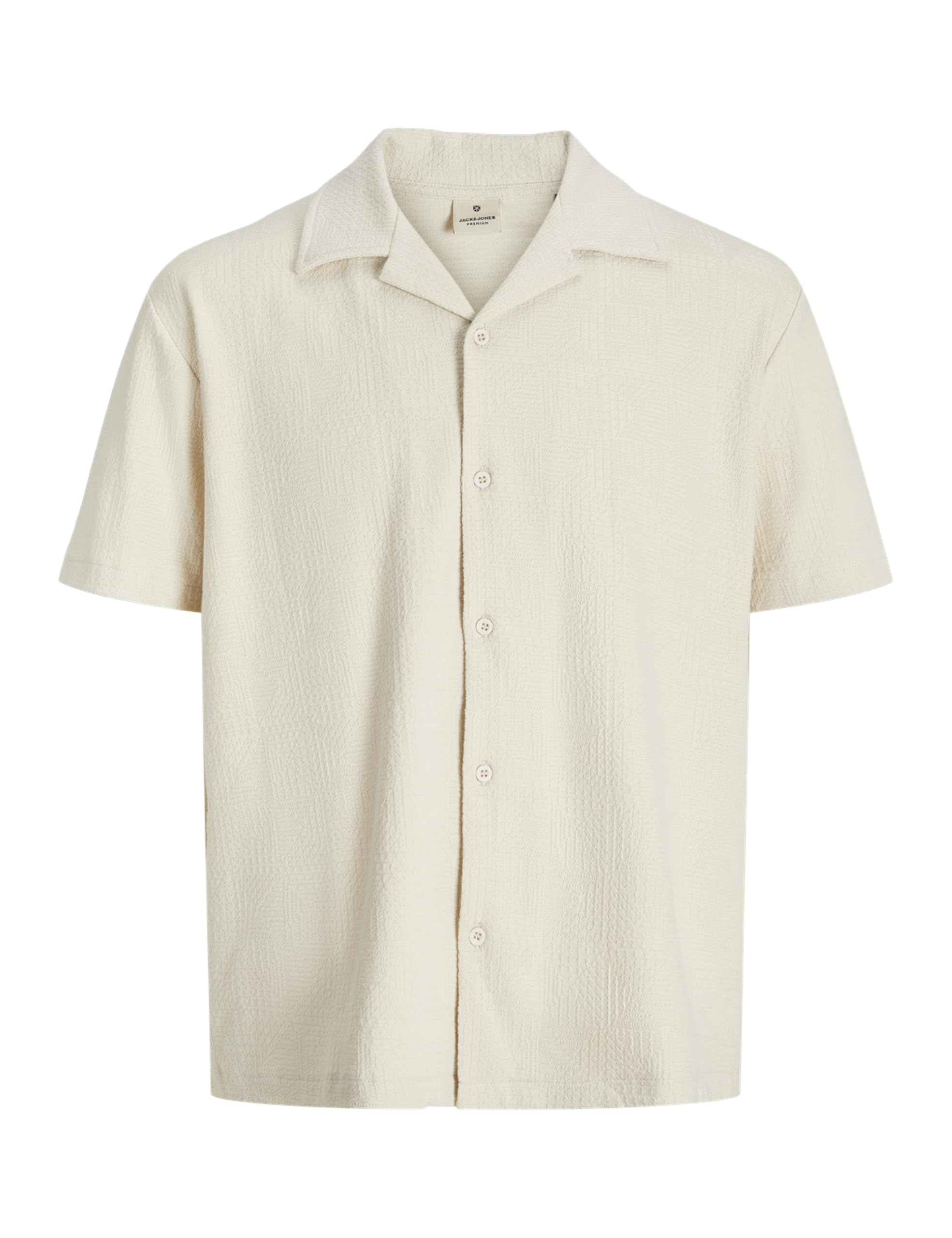 JACK & JONES Jprblujonah SS Shirt, Almond Milk, M