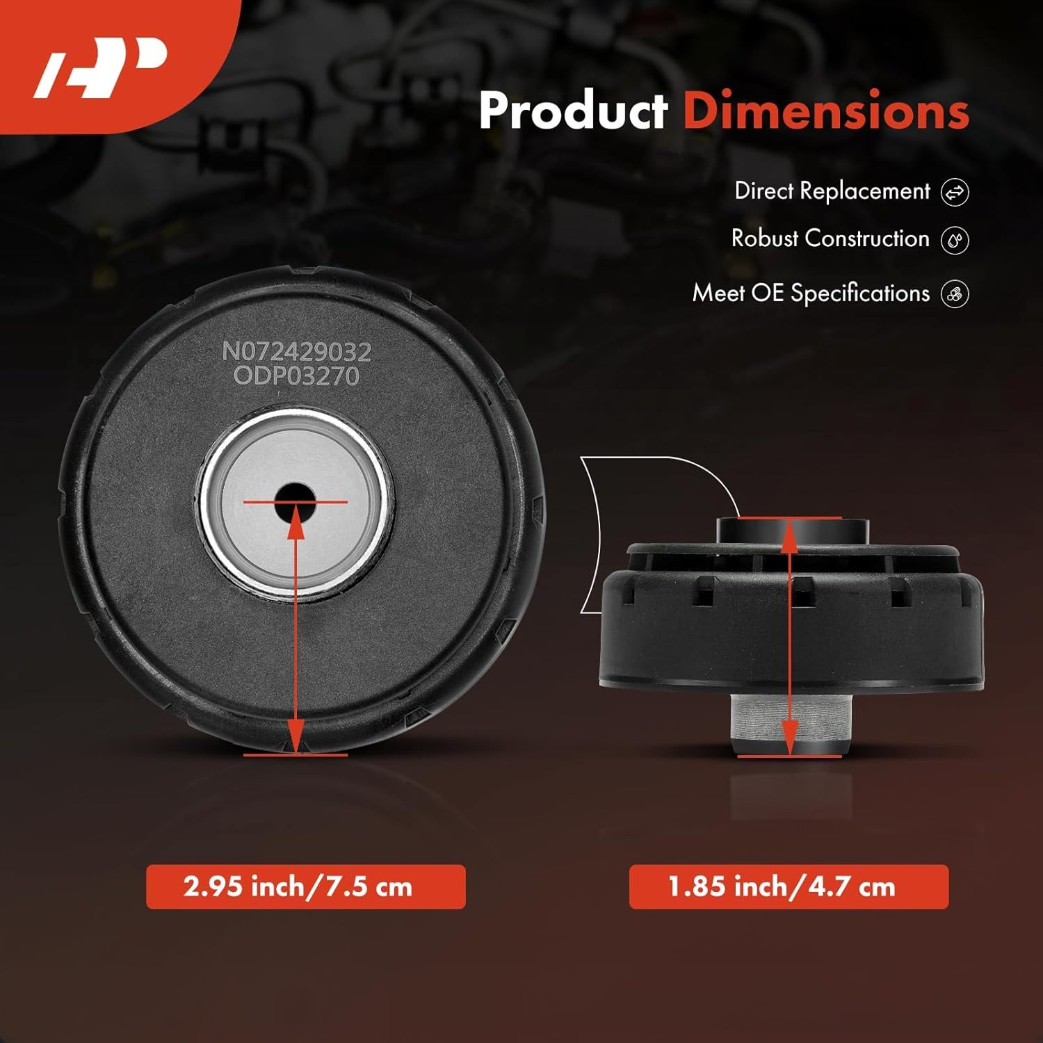 A-Premium Crankcase Breather Oil Drip Pan Compatible with Mercedes-Benz C230, C280, C300, C350, E350, E550, GL450, GL550, S400, S550, SL550, SLK280, SLK300, SLK350, R350, CL550, CLK350, CLK550, ML350