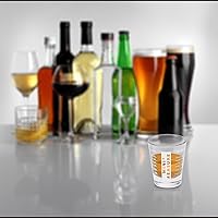 Vista 6 de Mini vaso de chupito medidor multiuso y vaso de chupito medidor para alimentos secos, vidrio resistente, 26 medidas graduales para cucharas de té
