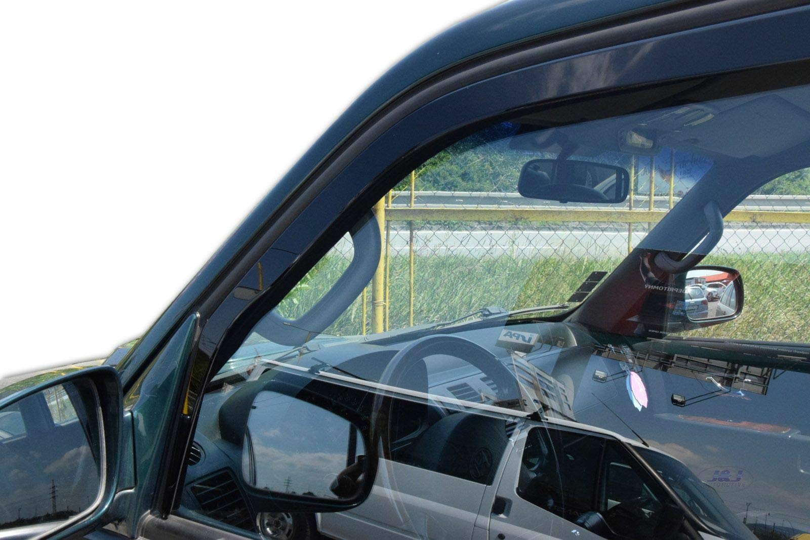 Deflettori D'Aria Heko Per BMW Serie 3 E90 | Antivento E Antipioggia | Set 4 Pezzi Nero