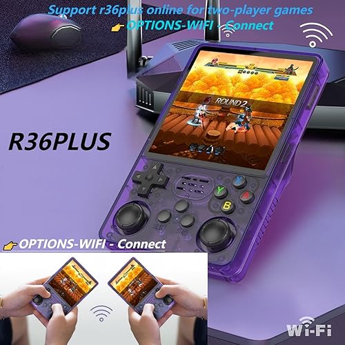 Miniatura 3 de Ugonetend r36s plus Retro Handheld Game Console 4.0-inch Screen,Portable retro gaming console arkos System26+ Emulatorsmp4, Preloaded 5000+ Games