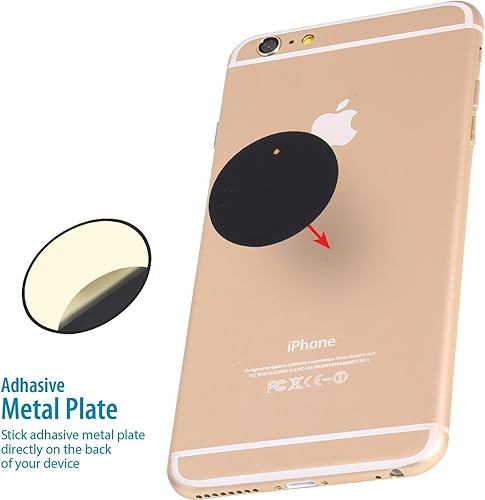 Miniatura 6 de WixGear Cargador de montaje para automóvil, soporte magnético universal para cargador de automóvil, con cargador USB dual, para teléfonos celulares