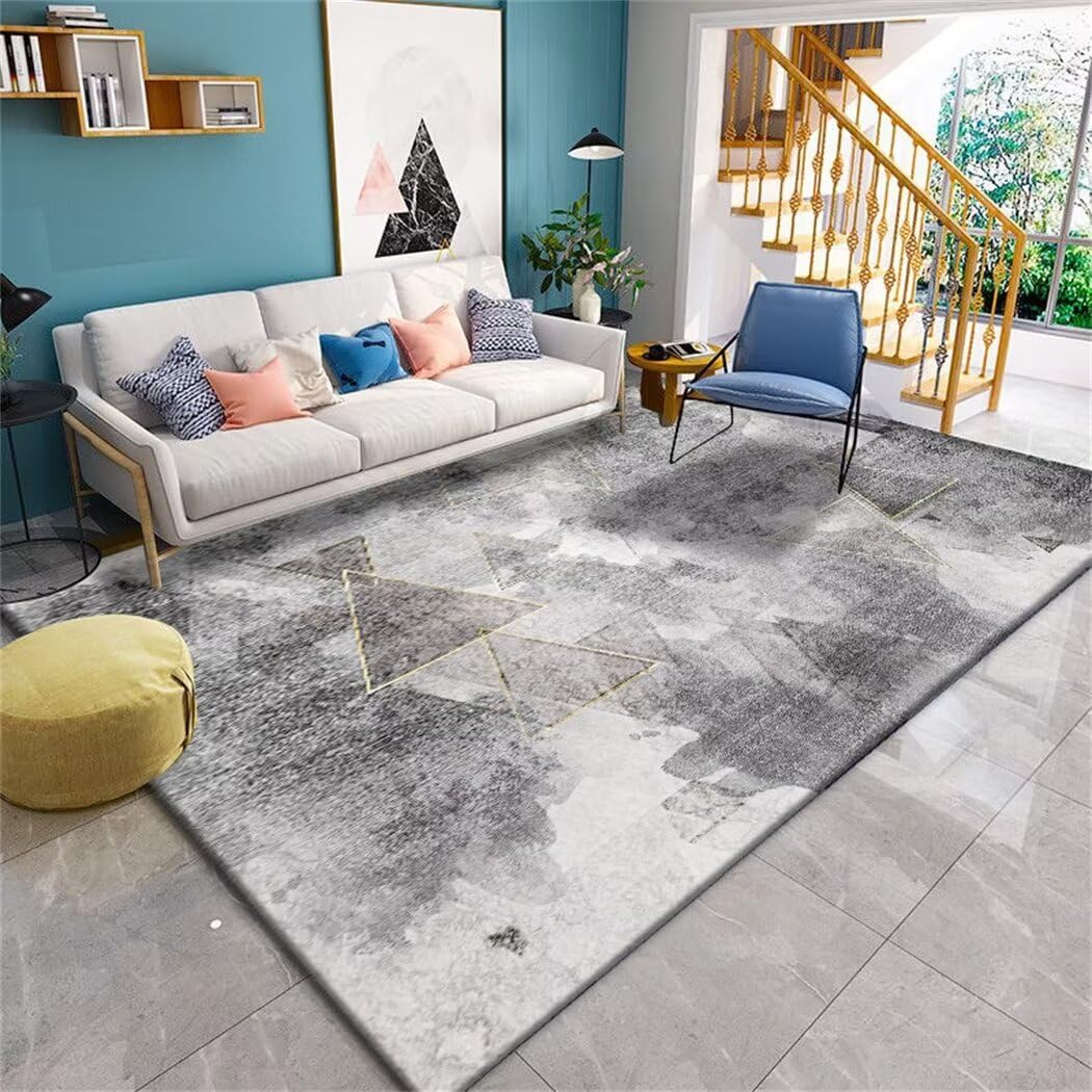 Tapis de chambre decoration grise durable 70X140cm