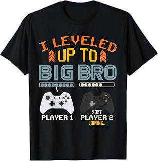 I'm Going to Be A Big Brother 2027 I Leveled Up to Big Bro T-Shirt