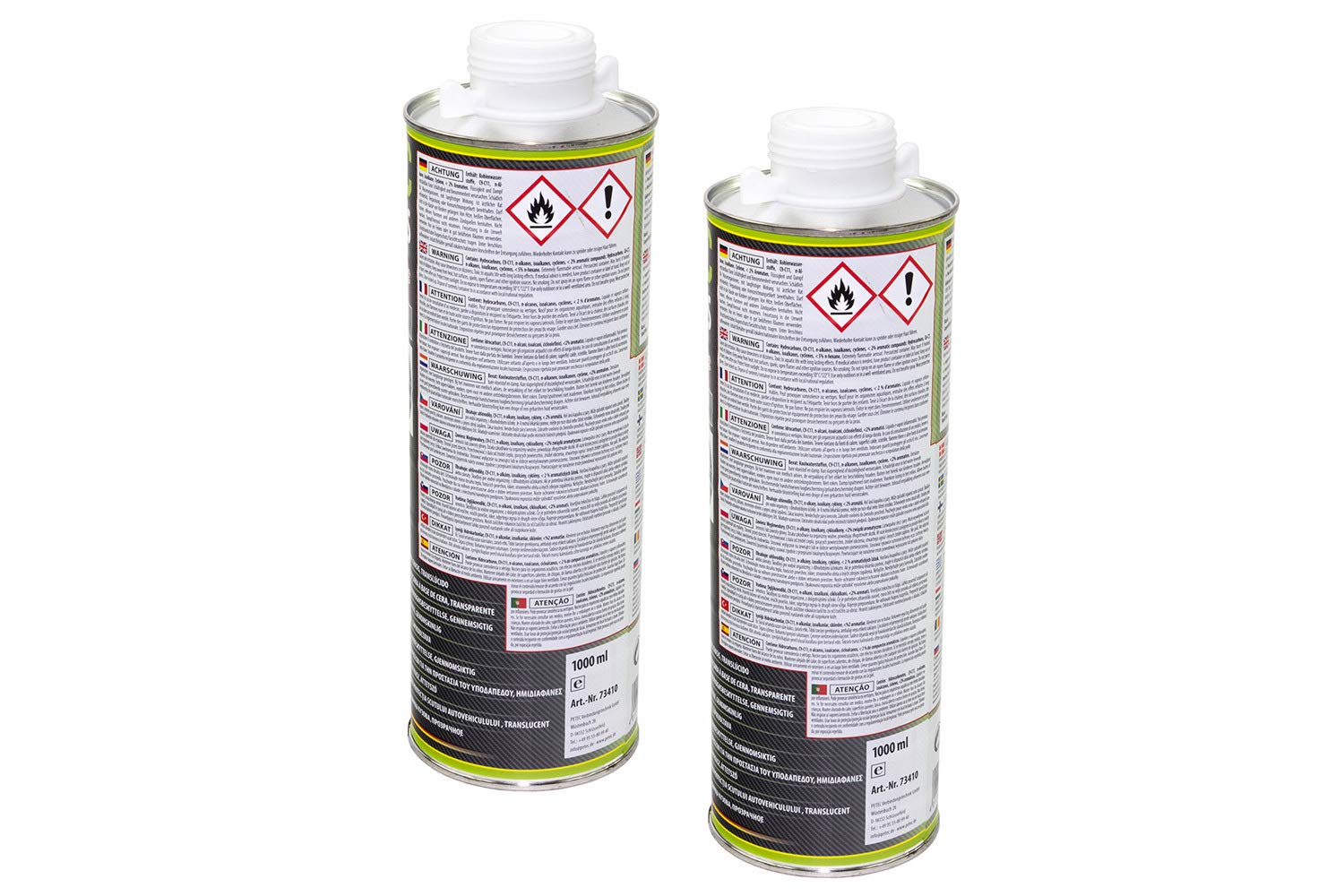 Petec UBS Wax - 2 litri di protezione sottoscocca a base di cera, trasparente