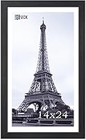 Vista 72 de VCK Marco de Madera de 18x24 Pulgadas para Pósteres, Impresiones, Fotos, Imágenes, Mapas, Certificados y Obras de Arte Negro