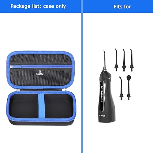 Miniatura 4 de Tourmate Funda rígida de repuesto para hilo dental Nicwell Water Inalámbrico (Sólo estuche)