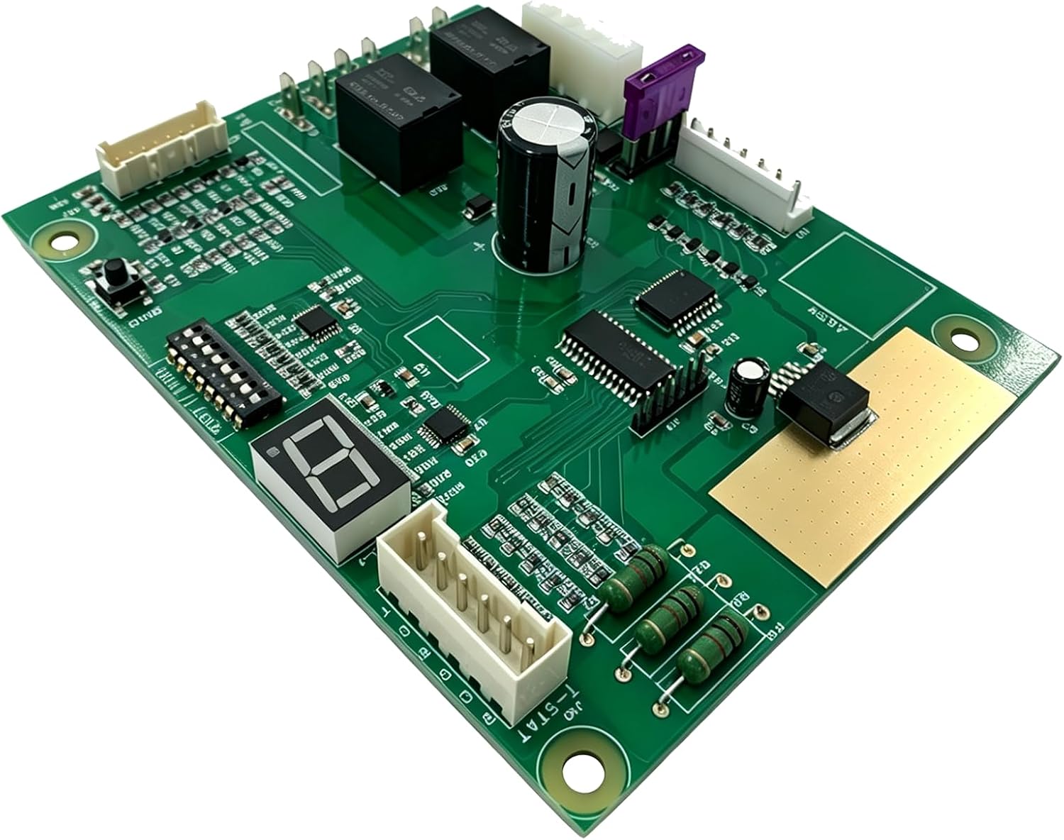 1006801R Control Board Compatible with Nordyne Intertherm Revolv Miller | E7 & B6 Series Electric Furnace Air Handler, Printed Circuit Board w/Electric Heat, Single Stage Replace# 1006800/1