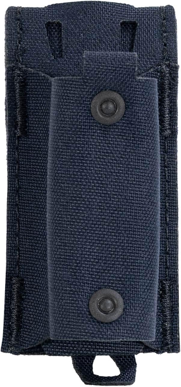 Large Flashlight Pouch, High-Strength Lightweight Laminate, MOLLE Compatible, Tactical Equipment Holder with Retention System