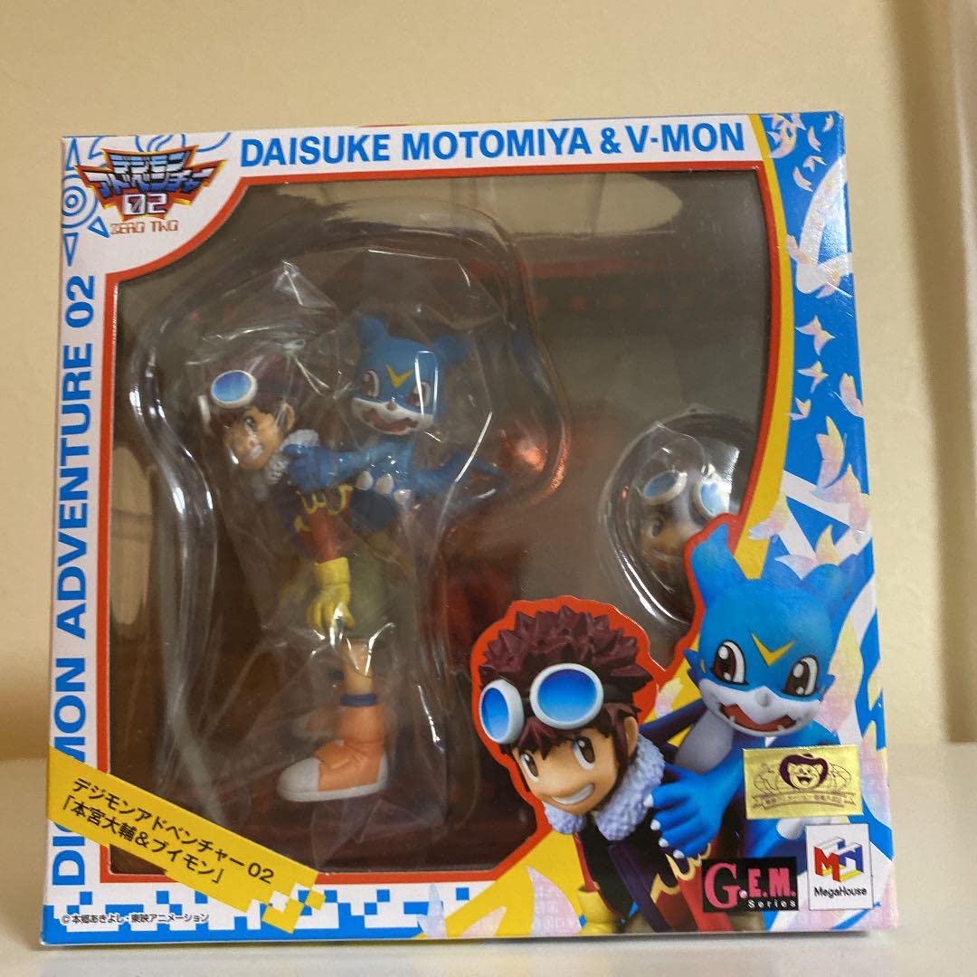 g.e.m デジモンアドベンチャー02 本宮大輔＆ブイモン　フィギュア Amazon.com: G.E.M.シリーズ デジモンアドベンチャー02 本宮大輔