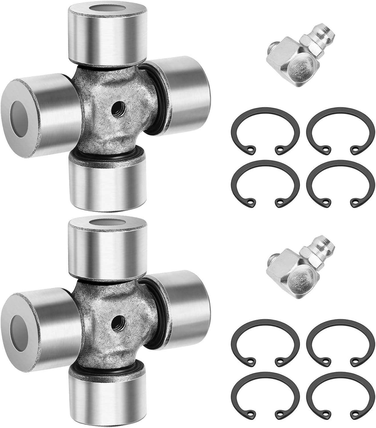 JAVIK 2Pcs Rear Driveshaft U-Joint Set Fit for Can-Am Renegade Commander Traxter Quest Maverick Outlander 1000 850 800 650 570 450 400, O.E.M#703000022 705500304 715500371