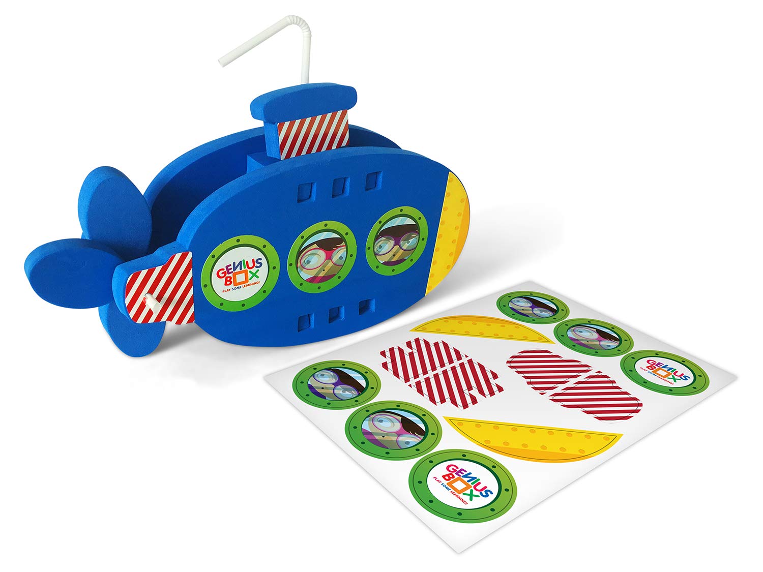 Genius Box - Play some Learning Transport Express Activity Kit,Paper,Multicolor (PLAK0016) 30 Activity Kit 2