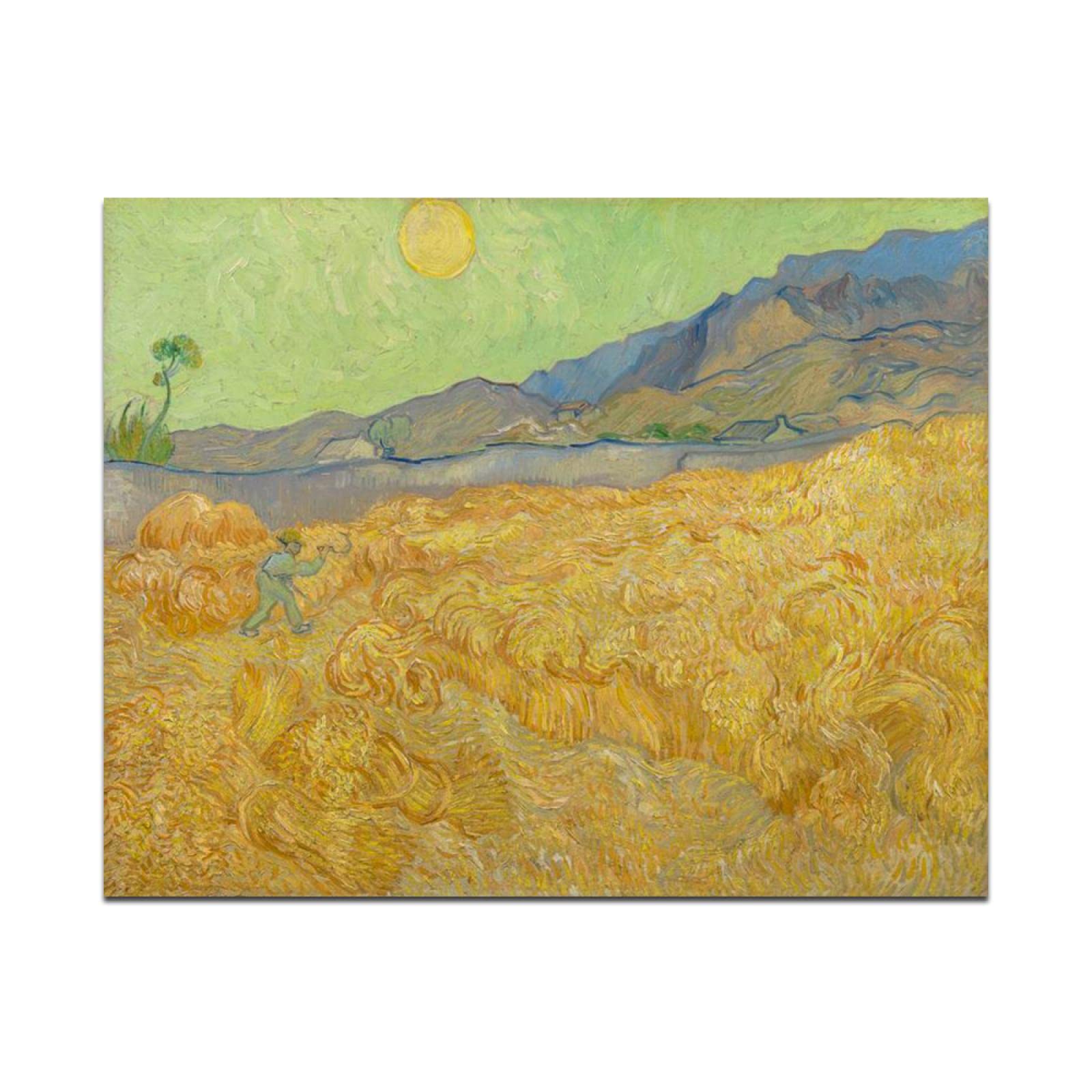 Amazon｜フィンセントファンゴッホの有名な絵画の複製「刈り入れをする