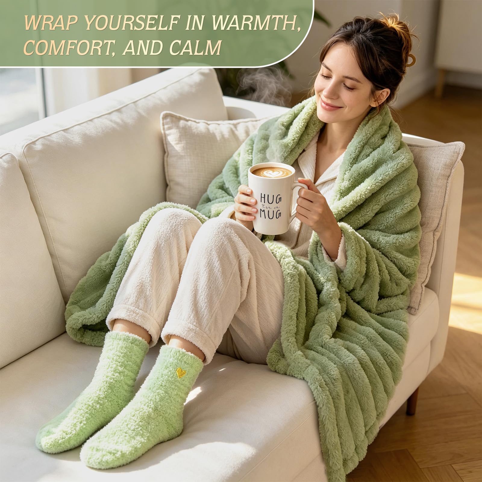 Self Care Gift Basket for Women - Relaxation & Comfort -4