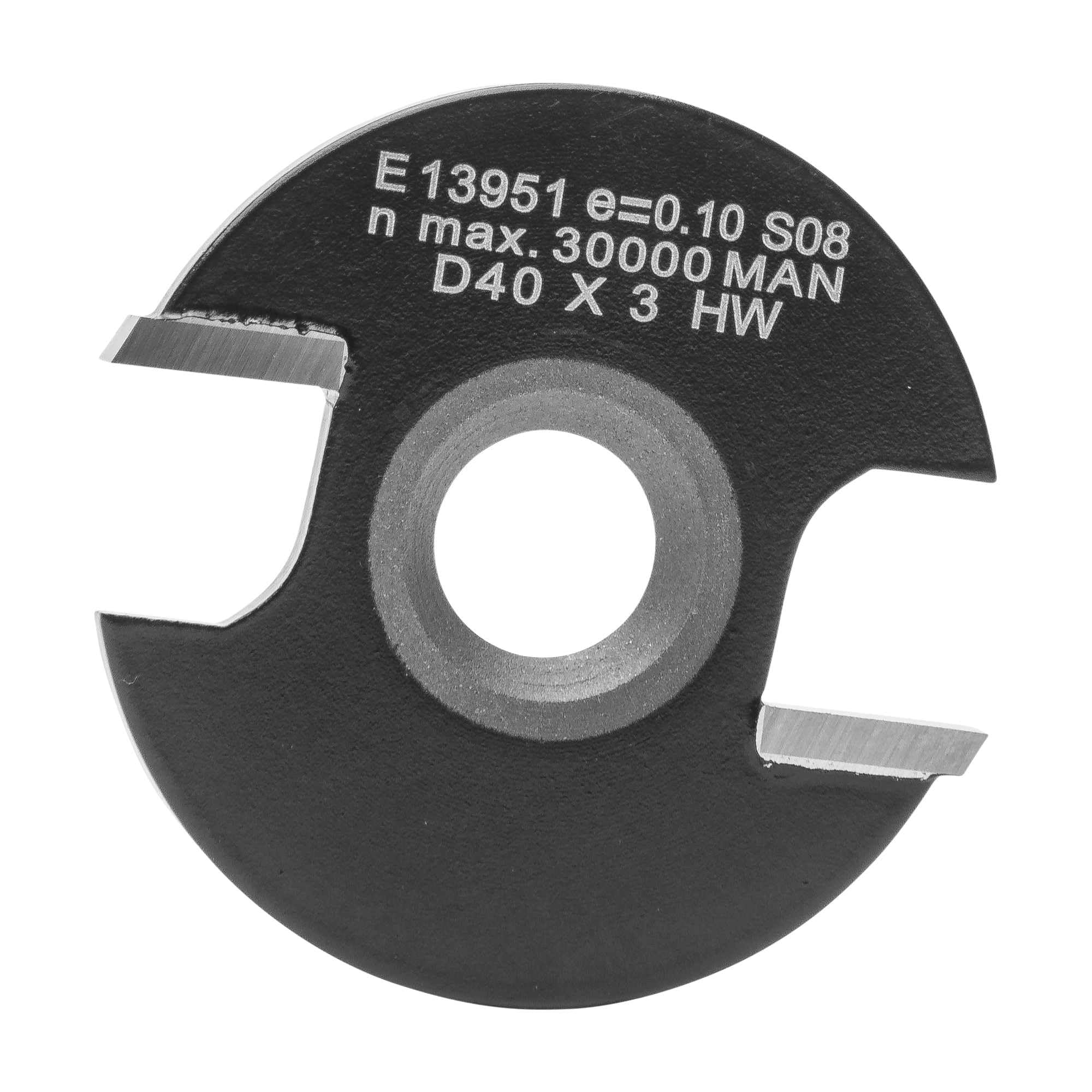 ENT 13951 Scheibennutmesser HW, Durchmesser (D) 40 mm, NL 3 mm, mit Senkbohrung