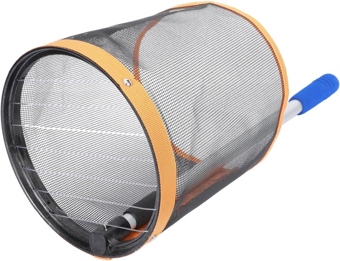 POPETPOP Telescopic Pingpong Ball Picker Large Capacity Portable Ball Retrieval Net for Easy Storage and Collection for Table Tennis Training and Practice