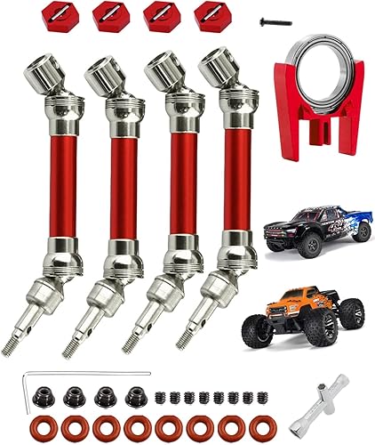 Eje de transmisión CVD Ejes y centro de transmisión Soporte de alta velocidad Pieza de actualización para 110 Arrma Senton Granite 3s Blx y Mega550,