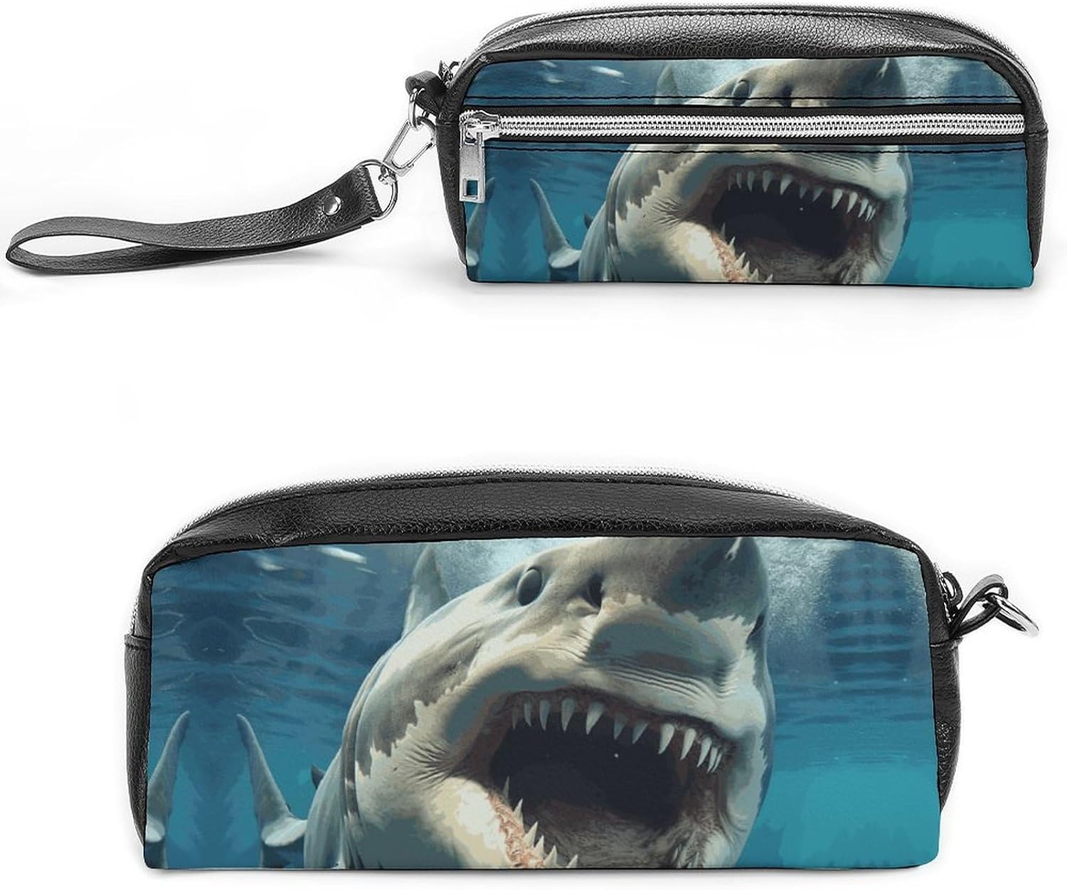 Makeup Bag for Women Travel Toiletry Pouch Portable Pencil Case with Zipper