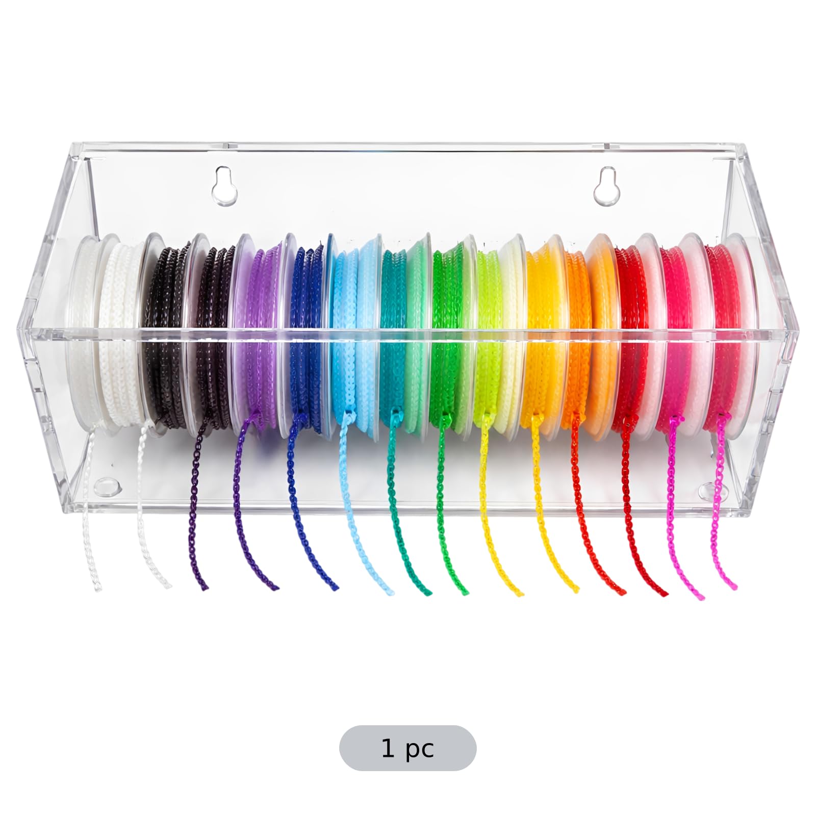 Kieferorthopädische Power Chain Aufbewahrungsbox transparenter Acryl-Mehrfachspender Dental-Organizer