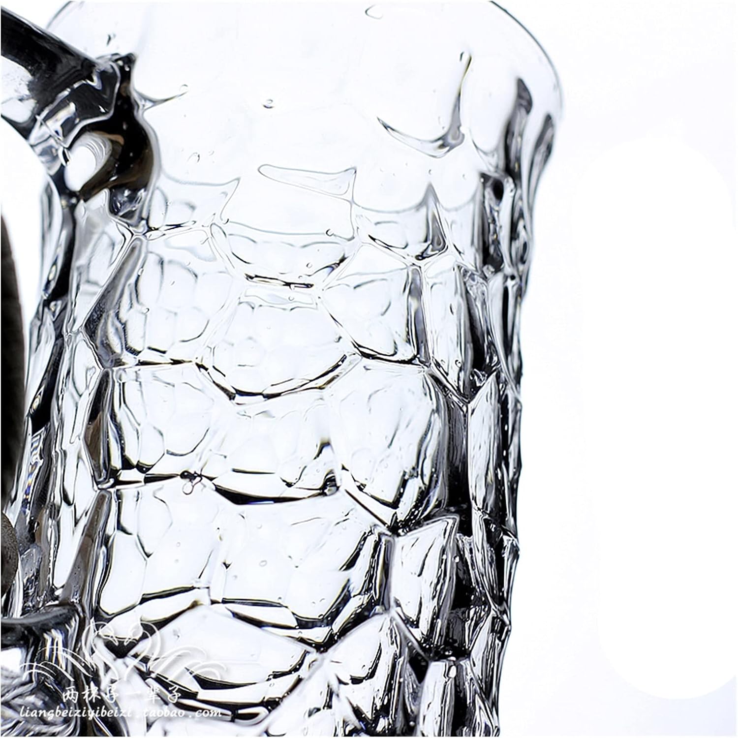 Beer Cup Beer Mugs Glass Mugs with Handle 13oz Beer Cups Drinking Glasses 385ml Pub Drinking Beer Glass Water Cups for Bar 4 Pieces Beer Stein