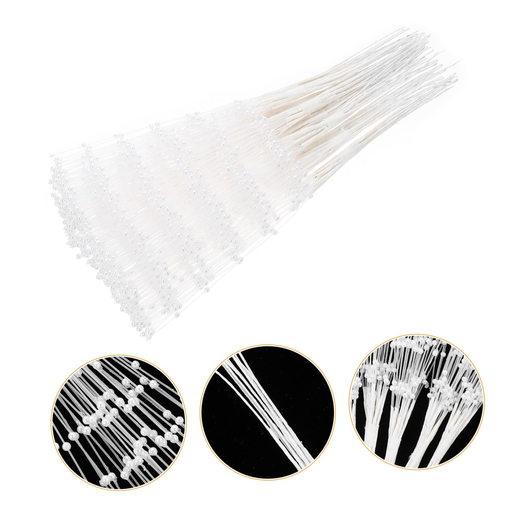 STOBOK 300stücke Hochzeitsperlen Stäbe Für Bouquets Und Dekorationen Elegante Perlenschnüre Für Hochzeiten Partys Und Kreative Bastelprojekte