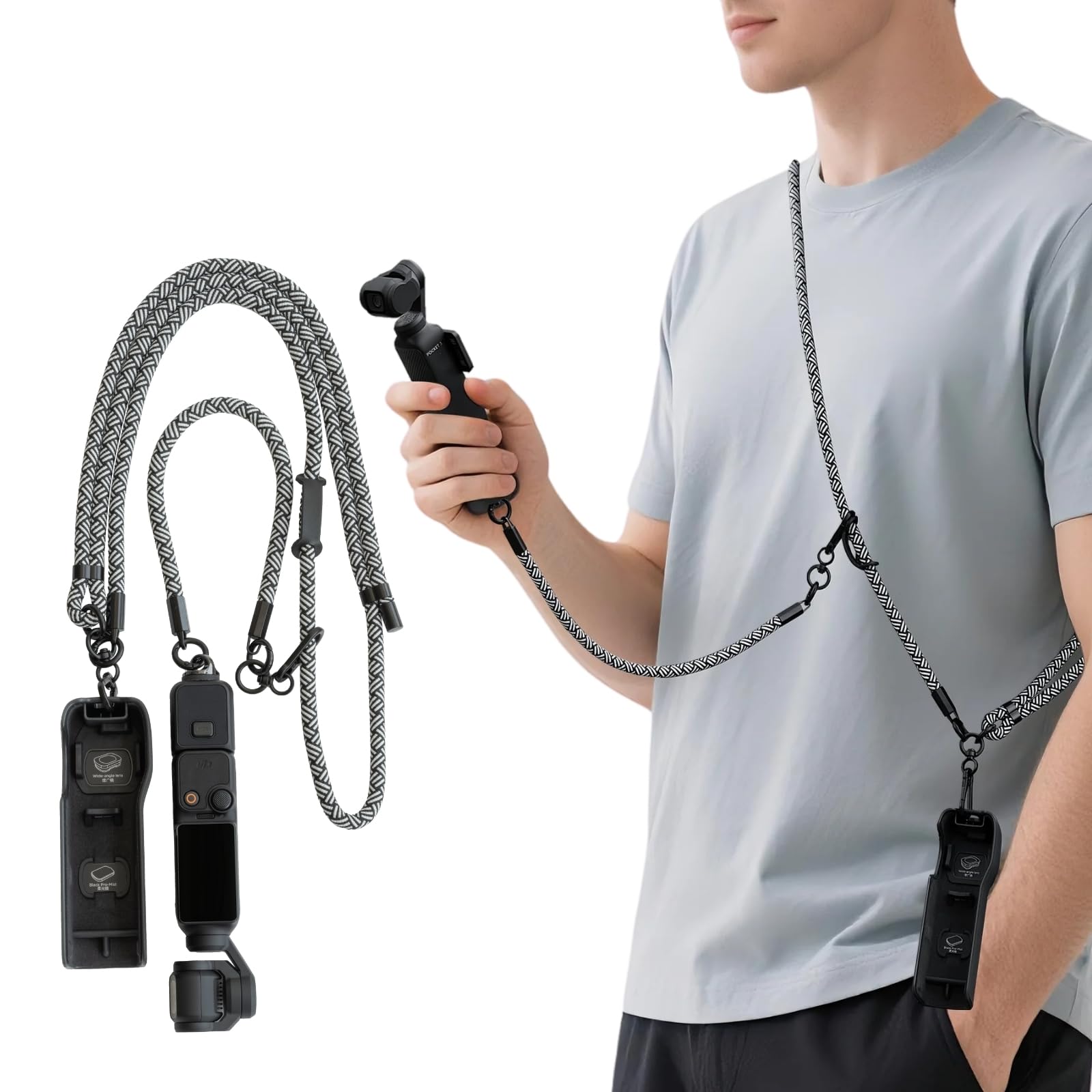 Sangle De Cou Pour DJI Osmo Pocket 3, Cordon Réglable, Collier à