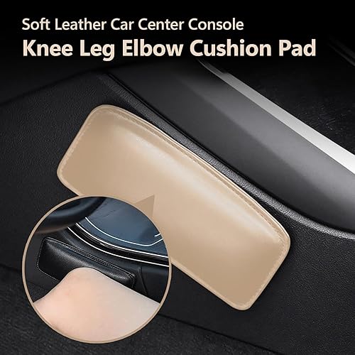 Miniatura 3 de 2 cojines protectores para consola central de automóvil, 7.0 x 3.1 pulgadas, impermeables, de esponja suave, para marco de vehículo, almohadillas