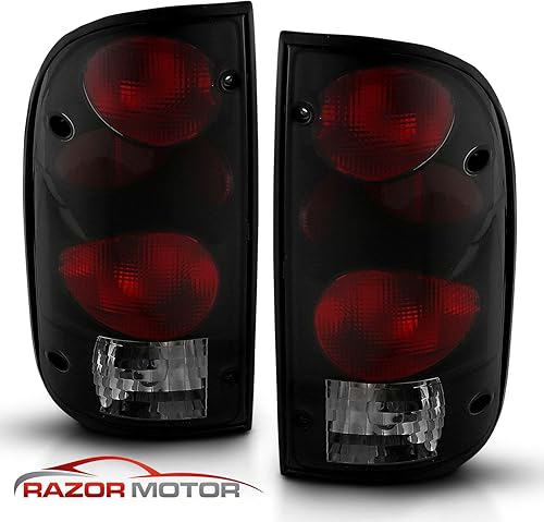 Miniatura 3 de AmeriLite LED DRL luces traseras de repuesto para camioneta Toyota Tacoma 95-00 - Pasajero y lado del conductor. Correa y arnés incluidos.