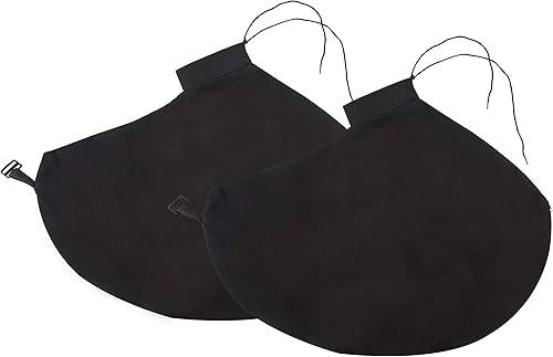 Surblue Bolsa de repuesto para rastrillo ultra soplador y soplador de hojas al vacío, negro, 2 unidades