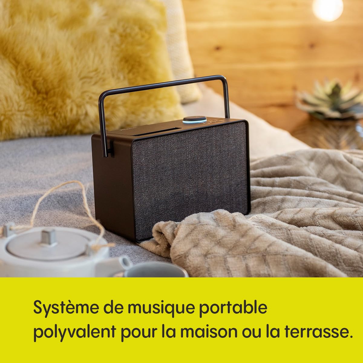 Pure Evoke Play Système de Musique Polyvalent Radio DAB+/FM, Internet, Spotify Connect, Bluetooth 40 W Coffee Black