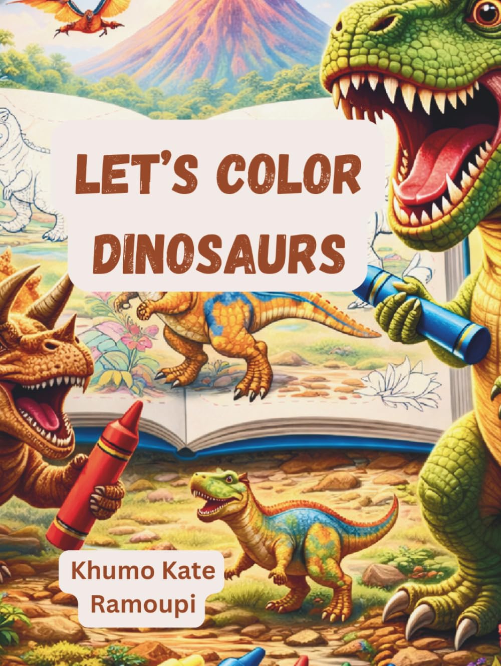 let's color dinosaurs