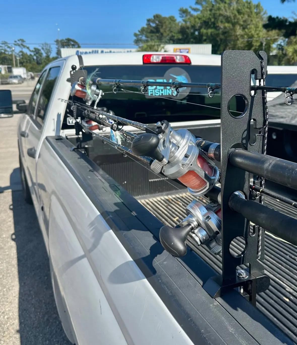 Diy Telescopic Rod Case Truck Rod Holder Dev Fishing Truck Bed