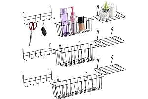 Fumete Gridwall Accessories Set - 9 Piece Value Pack