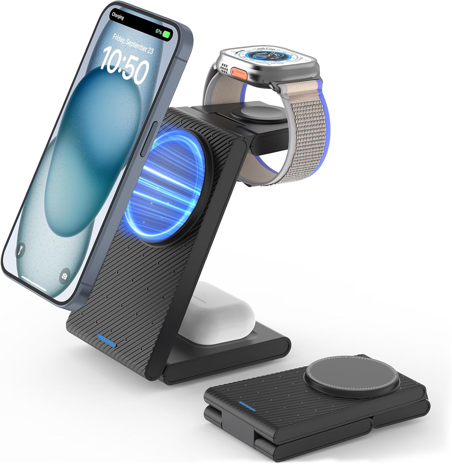 JoyGeek 3in1 Wireless Charging Station for MagSafe