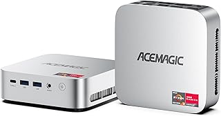 ACEMAGICIAN Kron Mini K1 Mini PC, AMD Ryzen 4300U, Windows 11 Pro Mini PC(4C/CT,3.7GHz, Best 3500U/N