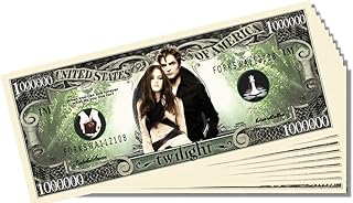 Twilight Novelty Million Dollar Bill - Set of 10 With 1 Bonus Christopher Columbus Bill