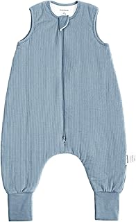 Rayon Made from Bamboo Toddler Sleep Sack with Feet 24-36 Months 1.0 Tog Breathable Sleep Sack 2t-3t Ultra Soft Baby Wearable Blanket with Legs Unisex Sleeping Bag with 2-Way Zipper