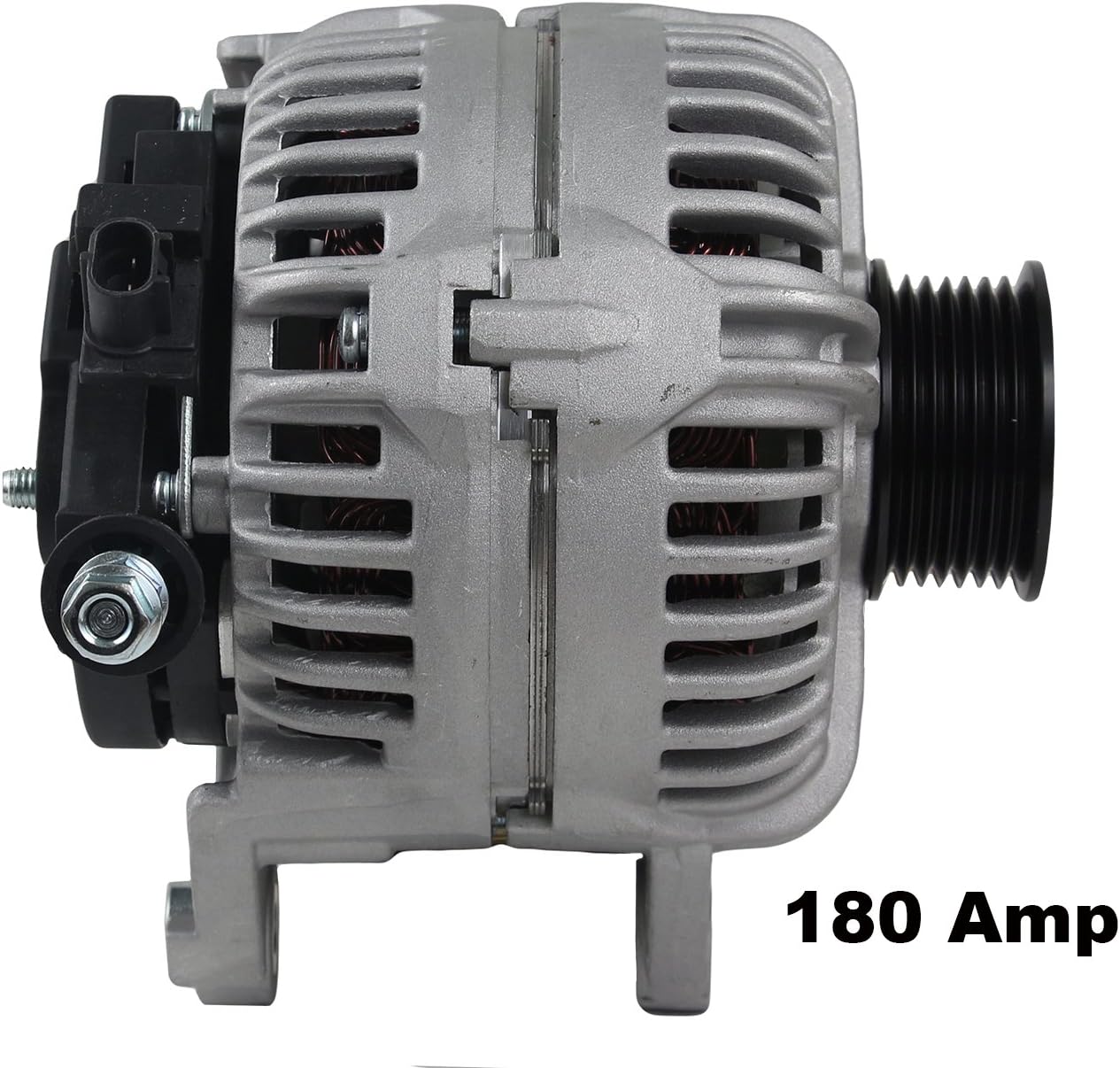 RAREELECTRICAL New Alternator High Amp 180A Compatible With Dodge Ram 2500 5.7 03-06 0124525006 56029086Aa
