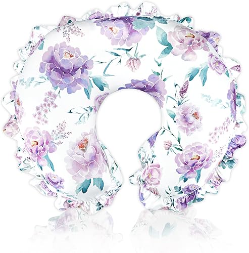 Funda de almohada de lactancia, funda extraíble para almohadas de lactancia, ultra suave y transpirable, funda de almohada de alimentación con