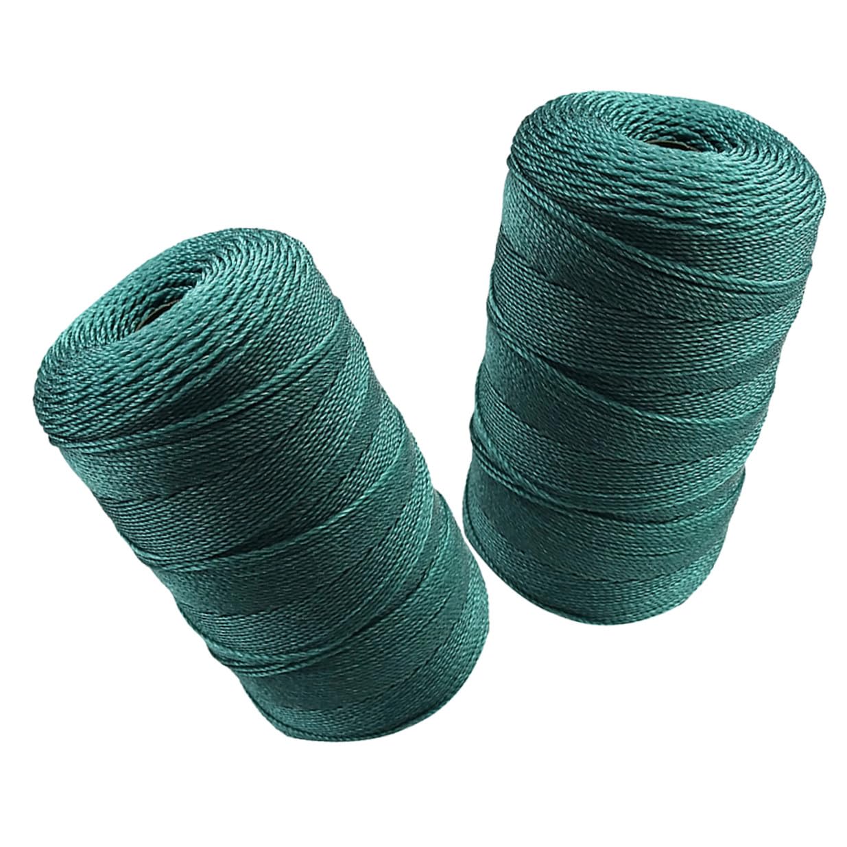 Cabilock Cuerda de Nailon Trenzada de 6 Hilos para Reparación de Redes de Pesca Resistente para Agua Dulce y Salada Paquete de 2 Unidades Cuerda Multiusos para Amarre y Reparación