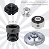 Woodworking Lathe Headstock Spindle Adapter Convert 3/4''X16TPI to 1''X8TPI Thread Chuck Insert Adapter Turning Tool Accessories 