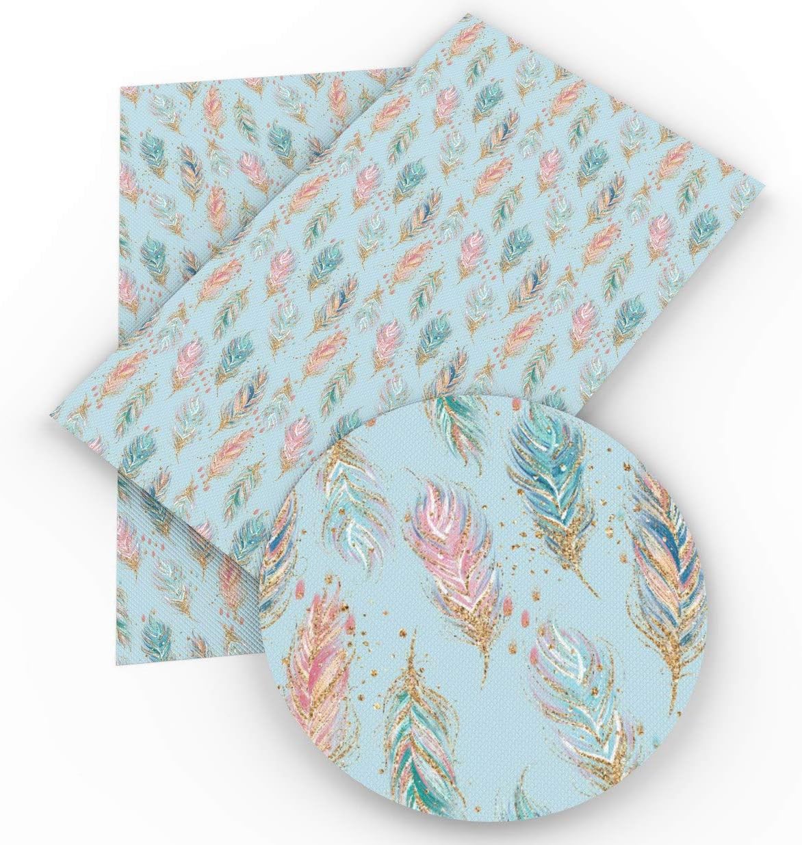 8x13 Inch Cute Leather Sheets Synthetic Leather Sheets for