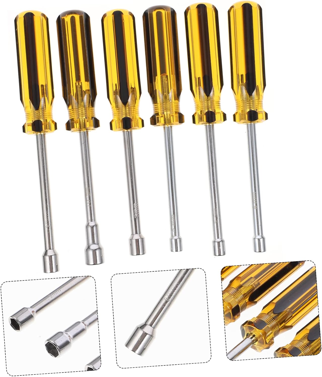 ARTIBETTER 18pcs Steel Nut Driver Set Metric Socket Wrench for Rc Helicopter Boat Car Repair High Strength Resistant Easy Identification