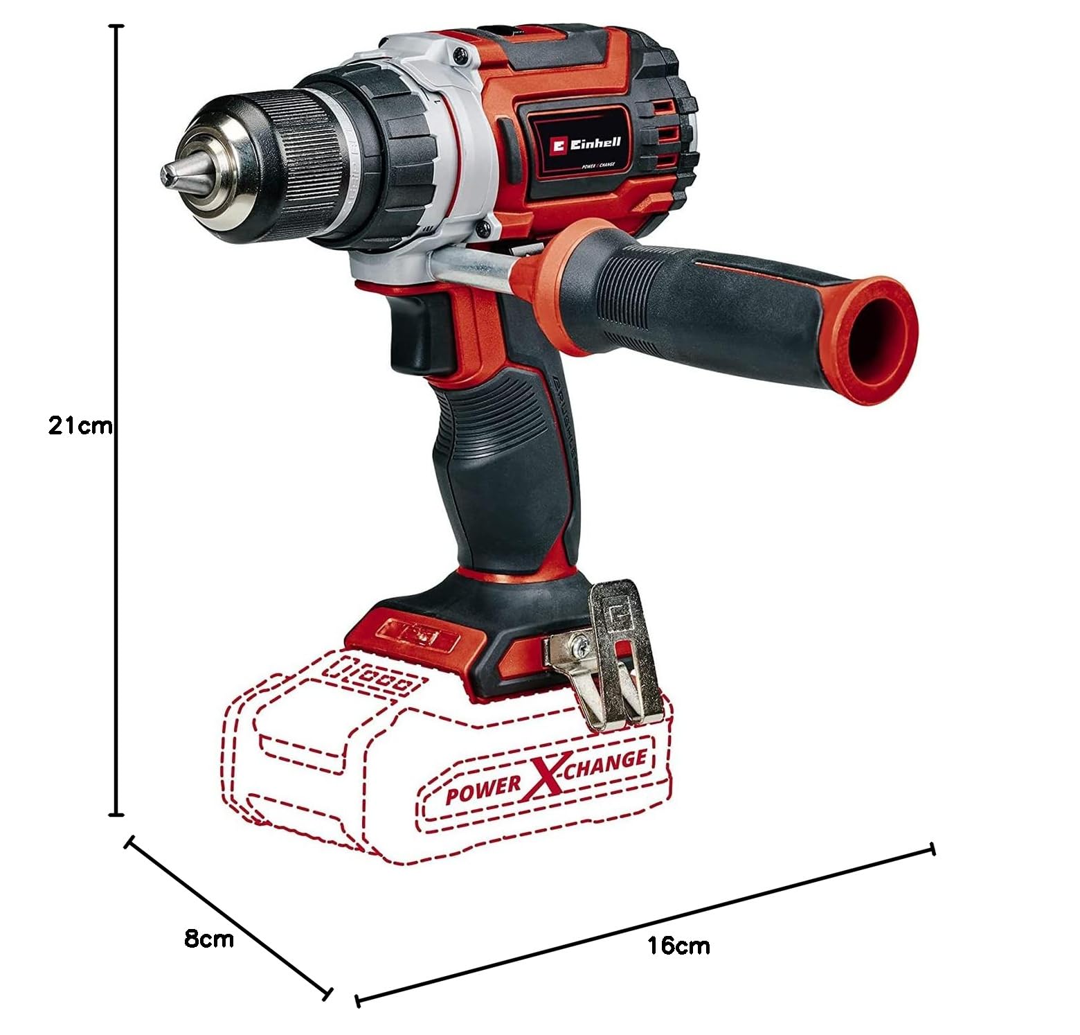 Einhell Tp-Cd 18/60 Li Bl - Solo Wiertarko-Wkrętarka Akumulatorowa, Wielokolorowy, 18 V