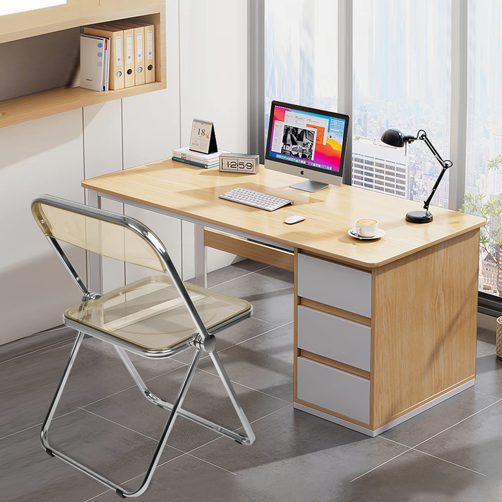 Transparenter Klappstuhl Acryl - Moderner Designstuhl Für Wohnzimmer & Esszimmer